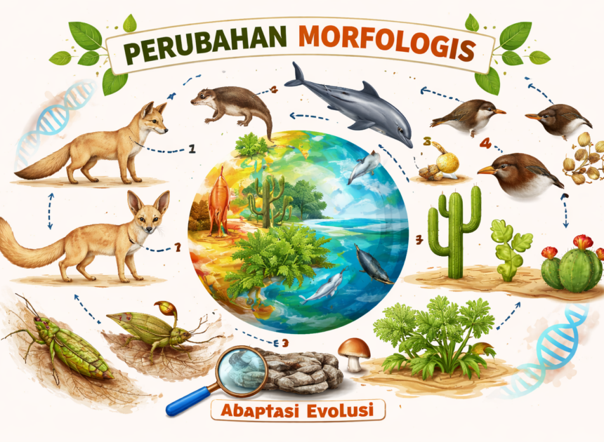 Perubahan Morfologis: Tubuh Organisme yang Selalu Beradaptasi