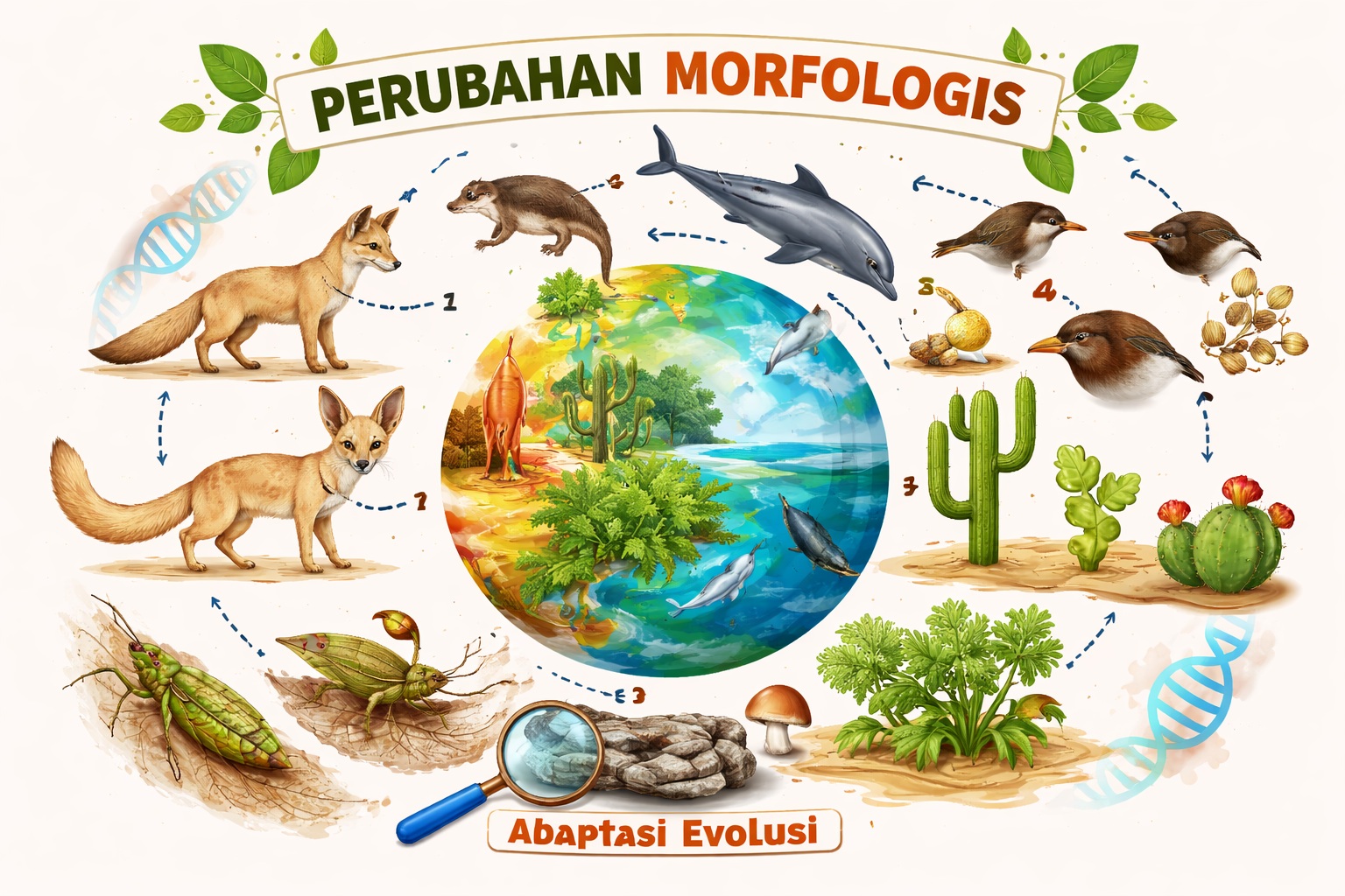 Perubahan Morfologis: Tubuh Organisme yang Selalu Beradaptasi